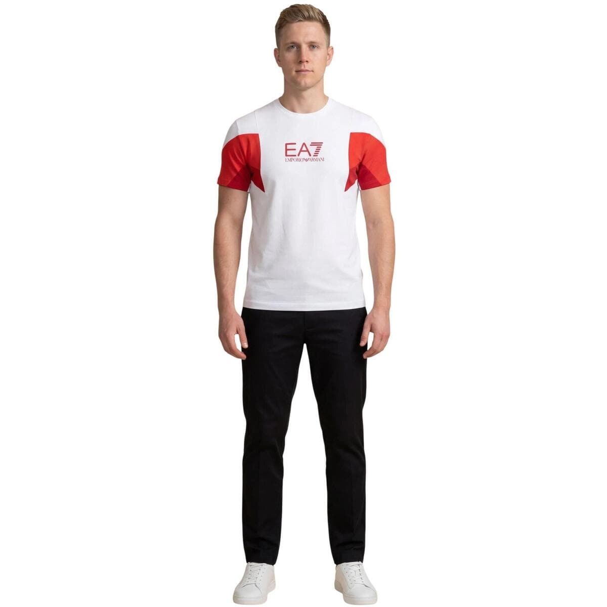 Men's T-Shirts EA7 White