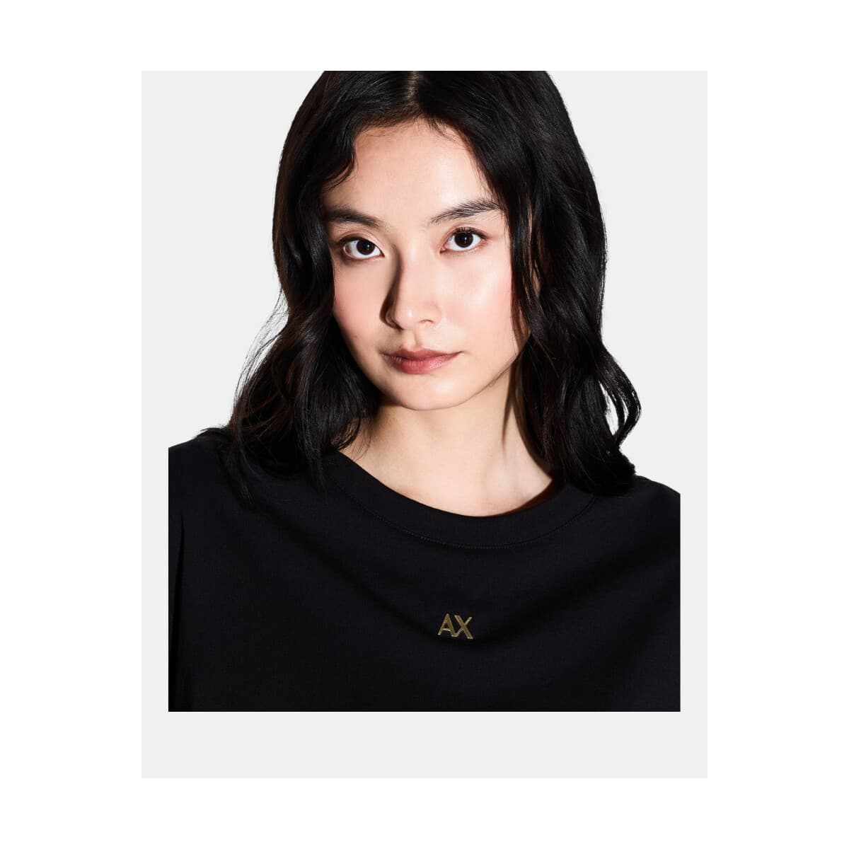 Women's T-Shirts EAX Black