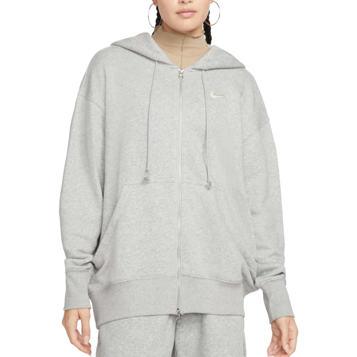 Women's Cardigans Nike Gray