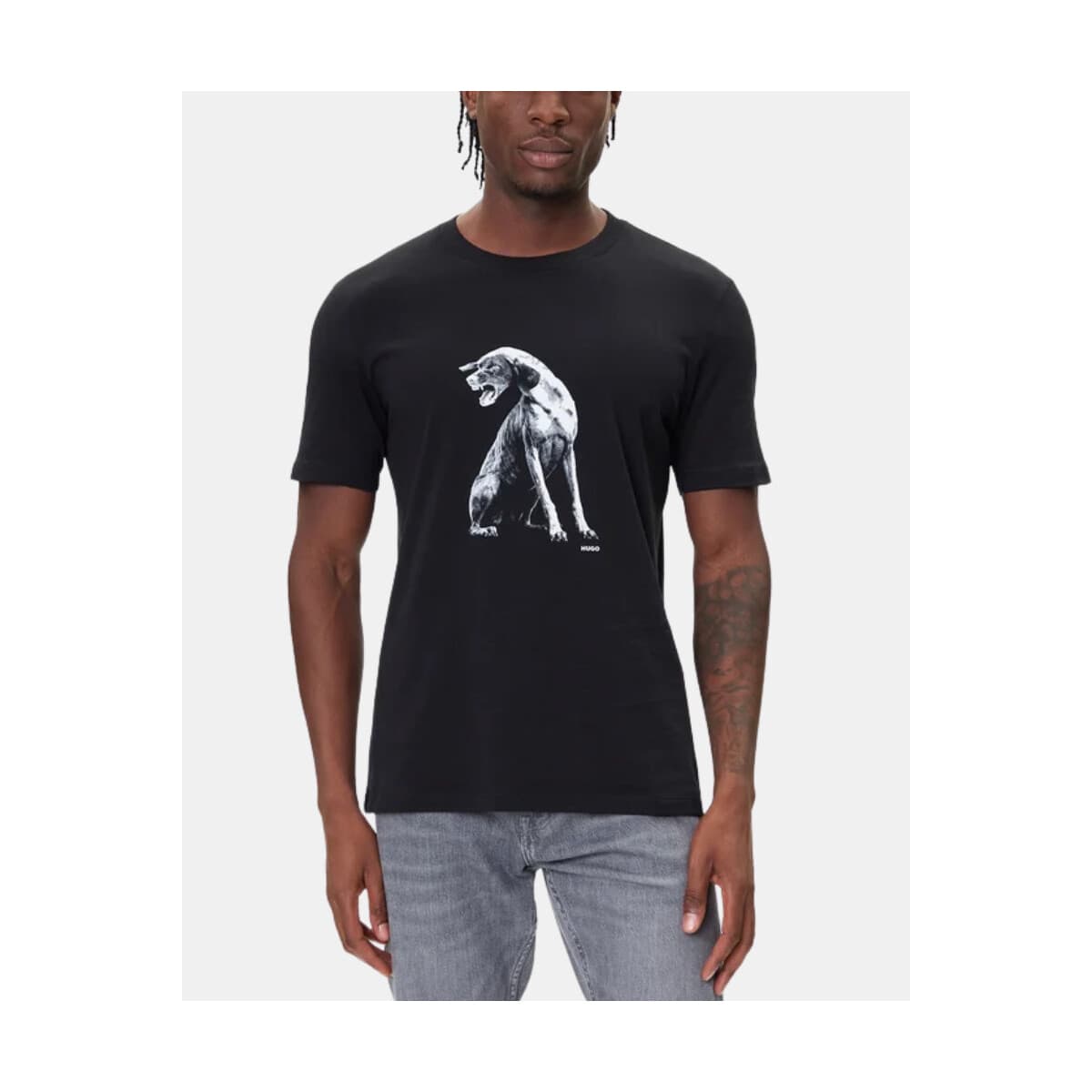 Men's T-Shirts HUGO Black