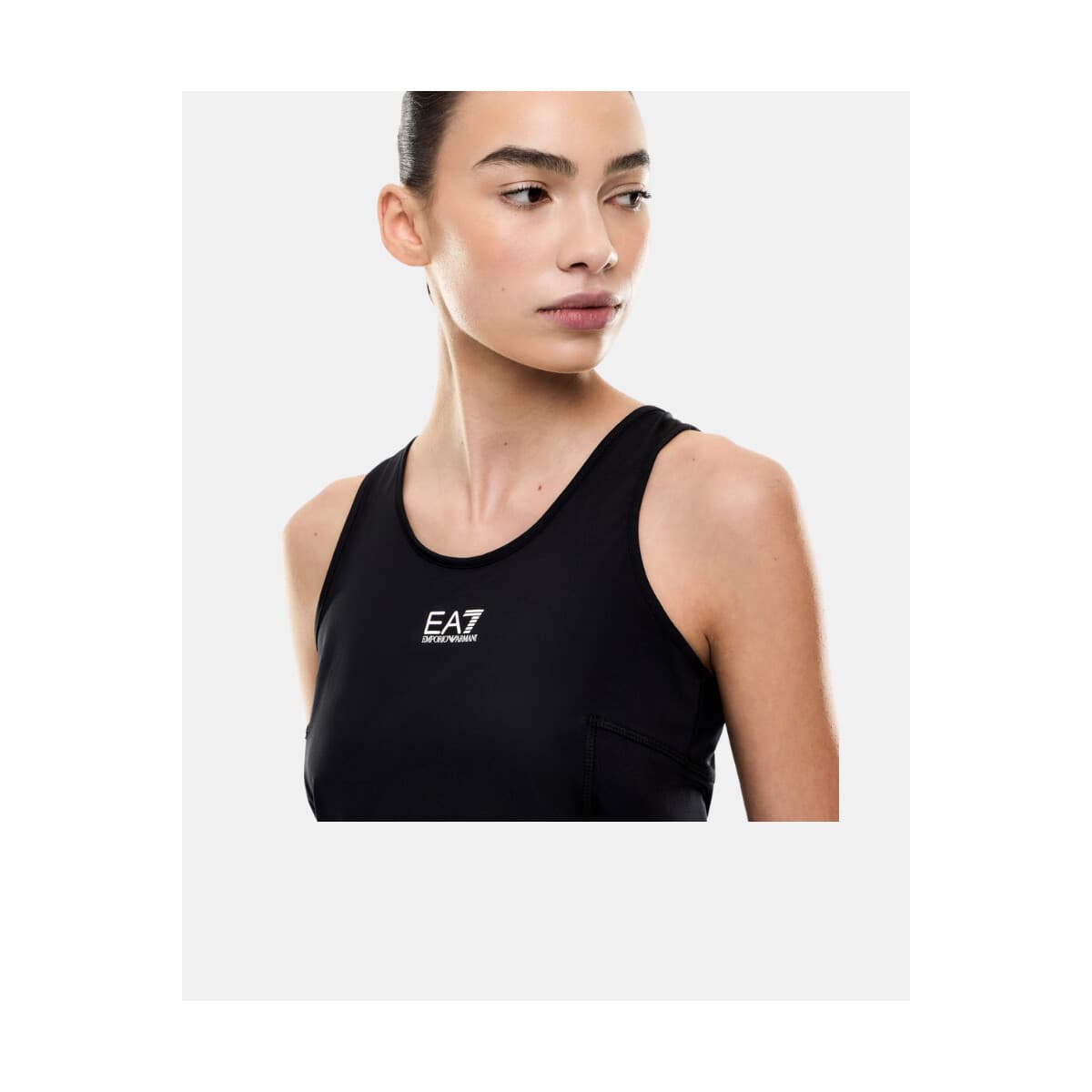 Women's Sleeveless Tops EA7 Black