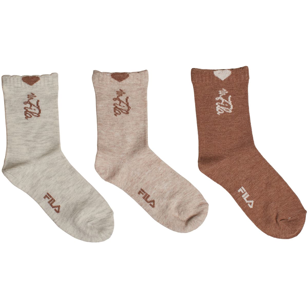 Girls' Socks Fila Beige