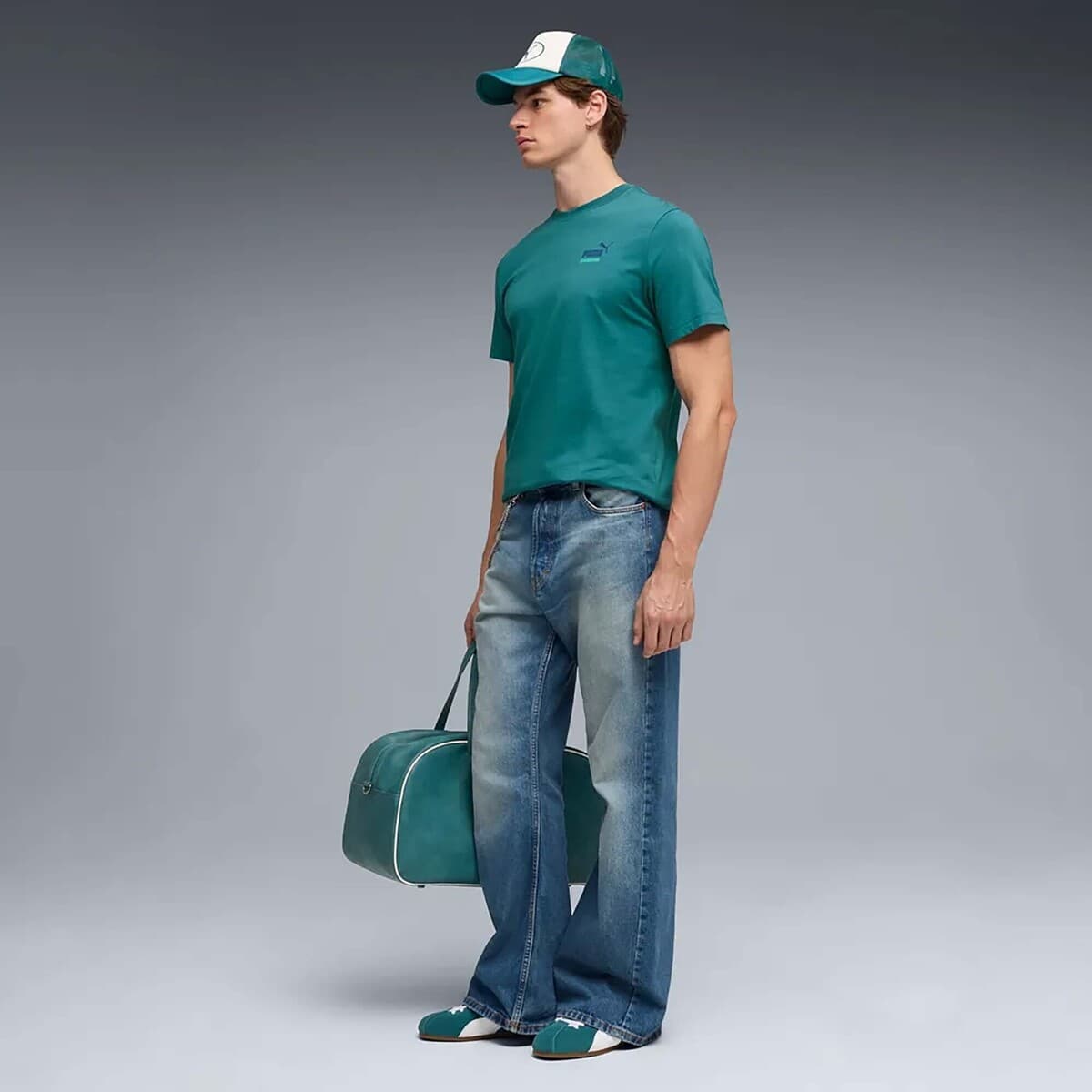 Men's Sports T-Shirts Puma Green