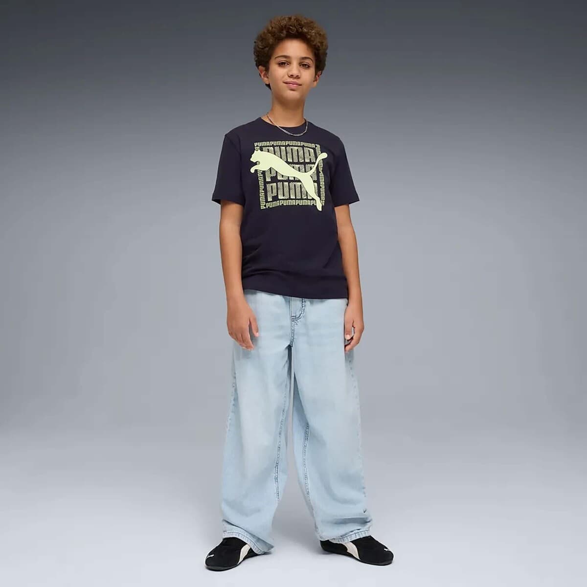 Boys' T-Shirts Puma Blue