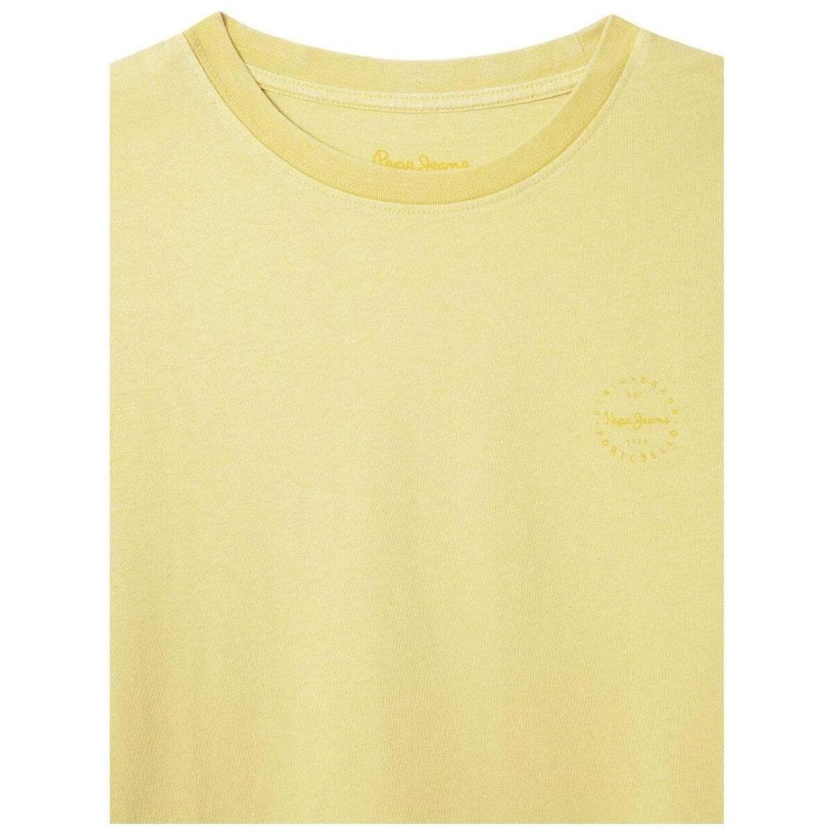 Boys' T-Shirts Pepe Jeans Yellow
