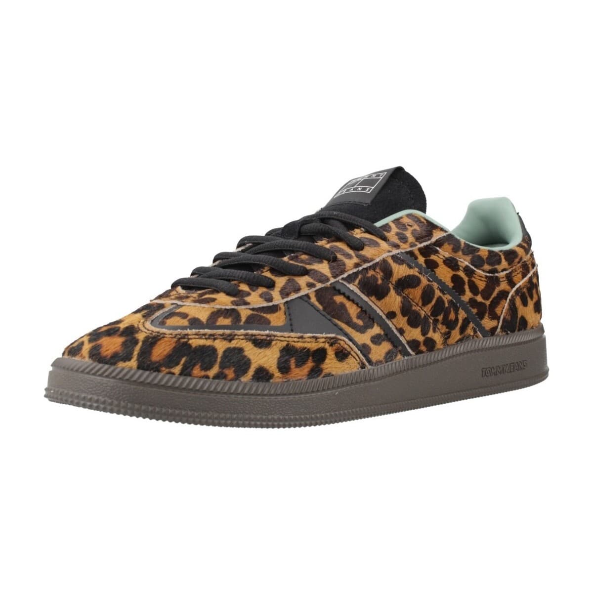 Xαμηλά Sneakers Tommy Jeans Sport Zapatillas Mujer Modèle The Greenwich Edge Leopa