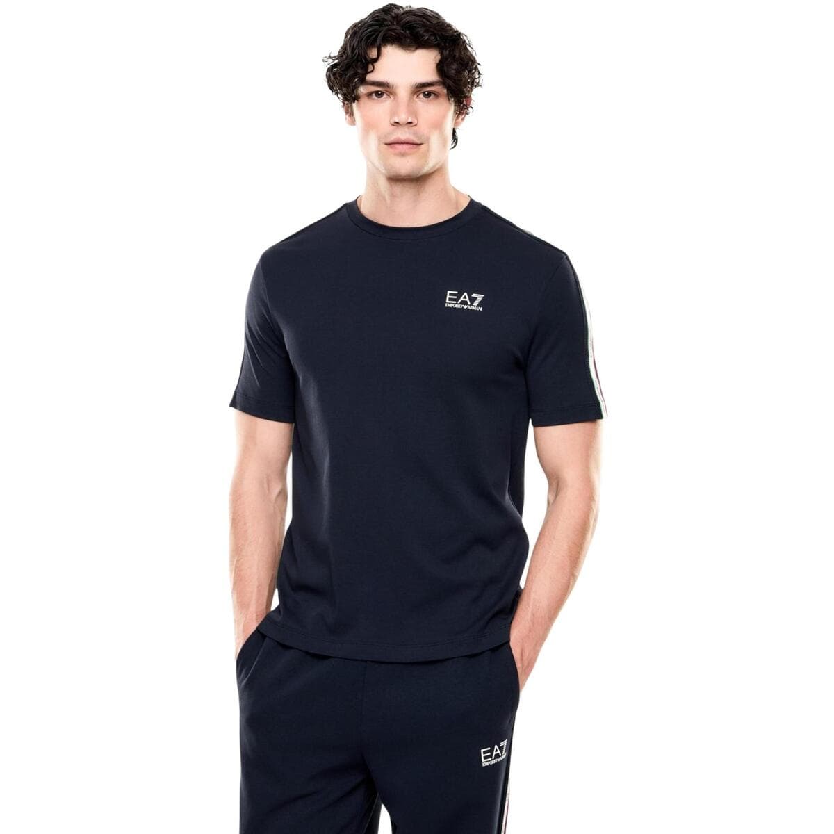 Men's T-Shirts EA7 Blue