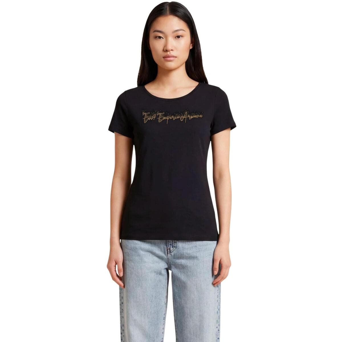 Women's T-Shirts EA7 Black