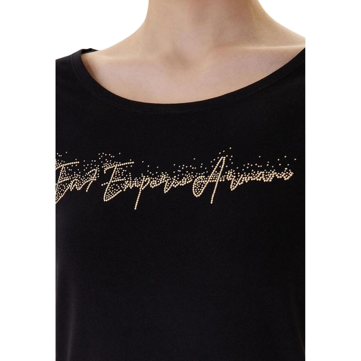 Women's T-Shirts EA7 Black