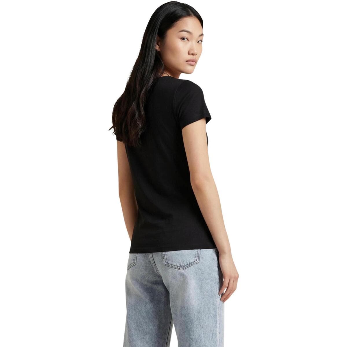 Women's T-Shirts EA7 Black