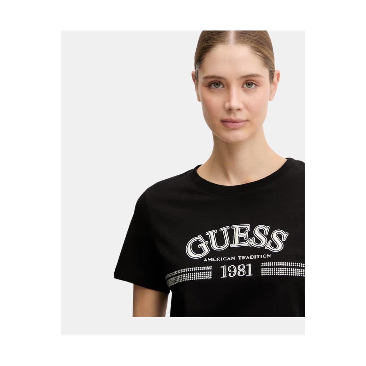 Women's T-Shirts Guess Black