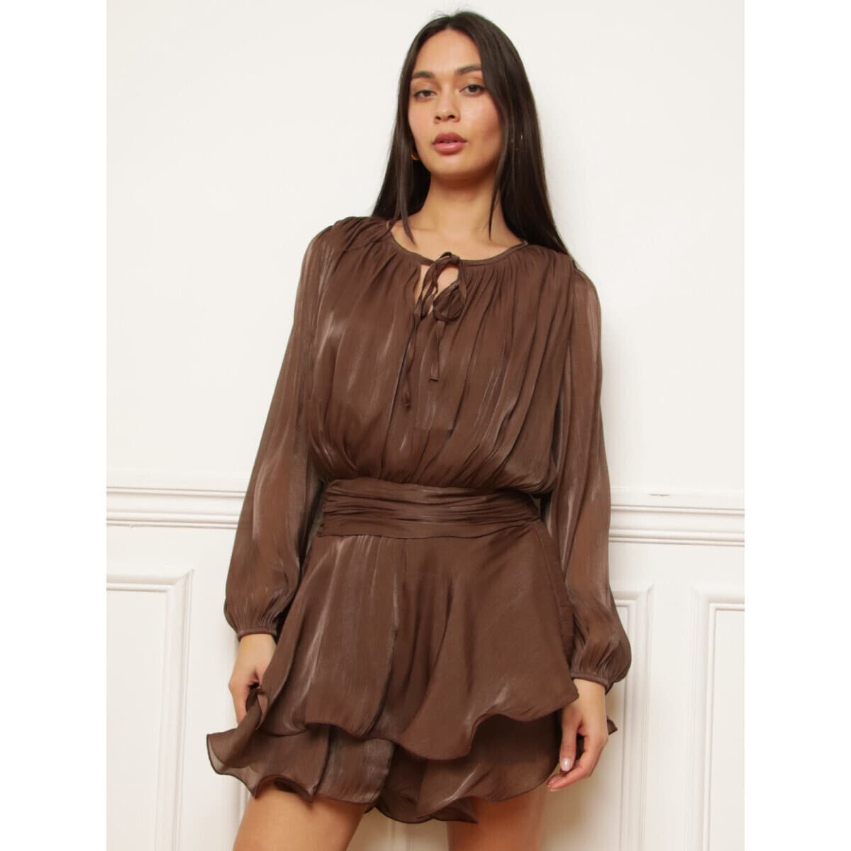 Women's Jumpsuits La Modeuse Brown