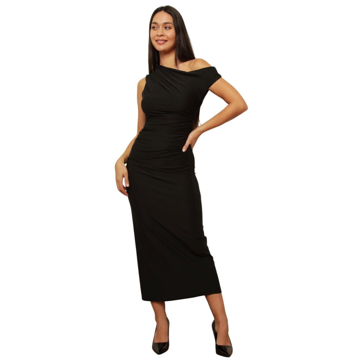 Μίντι φορέματα La Modeuse 77378_P183408