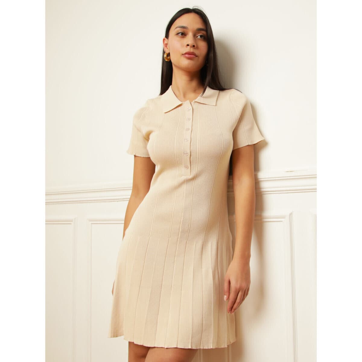 Women's Dresses La Modeuse Beige