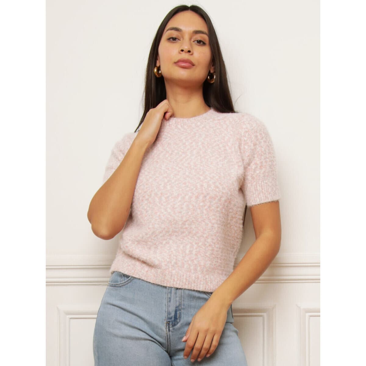Women's Sweaters La Modeuse Pink