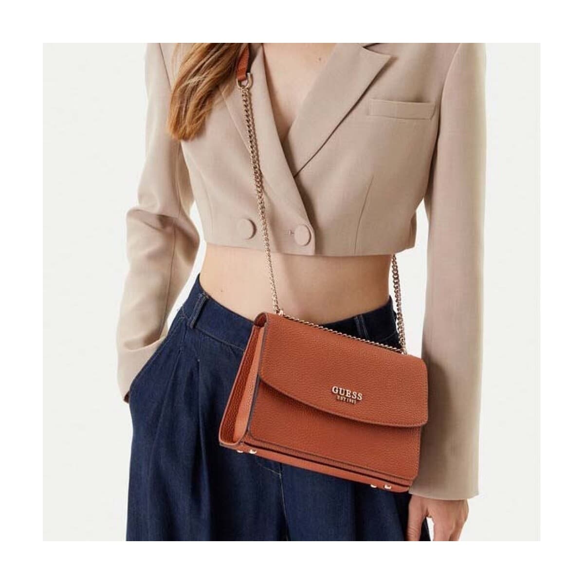 Women's Shoulder Bags Guess Brown