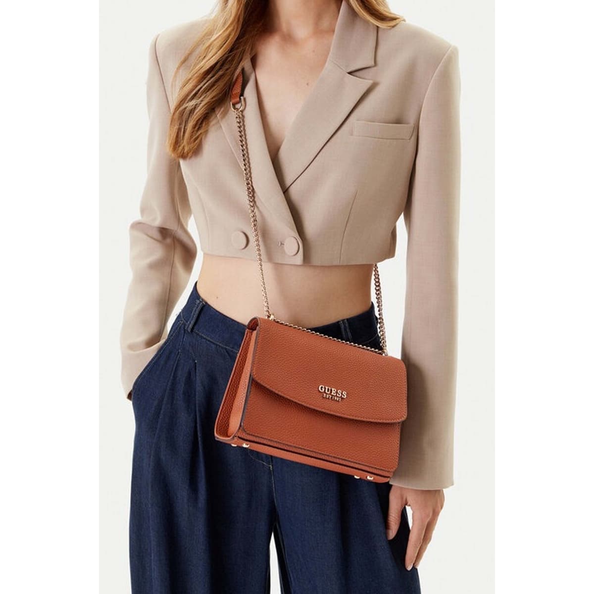 Women's Shoulder Bags Guess Brown