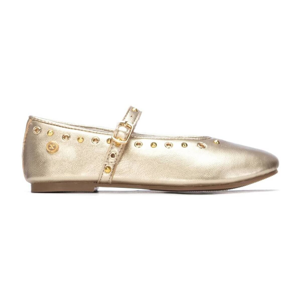 Women's Ballet Flats Xti Gold