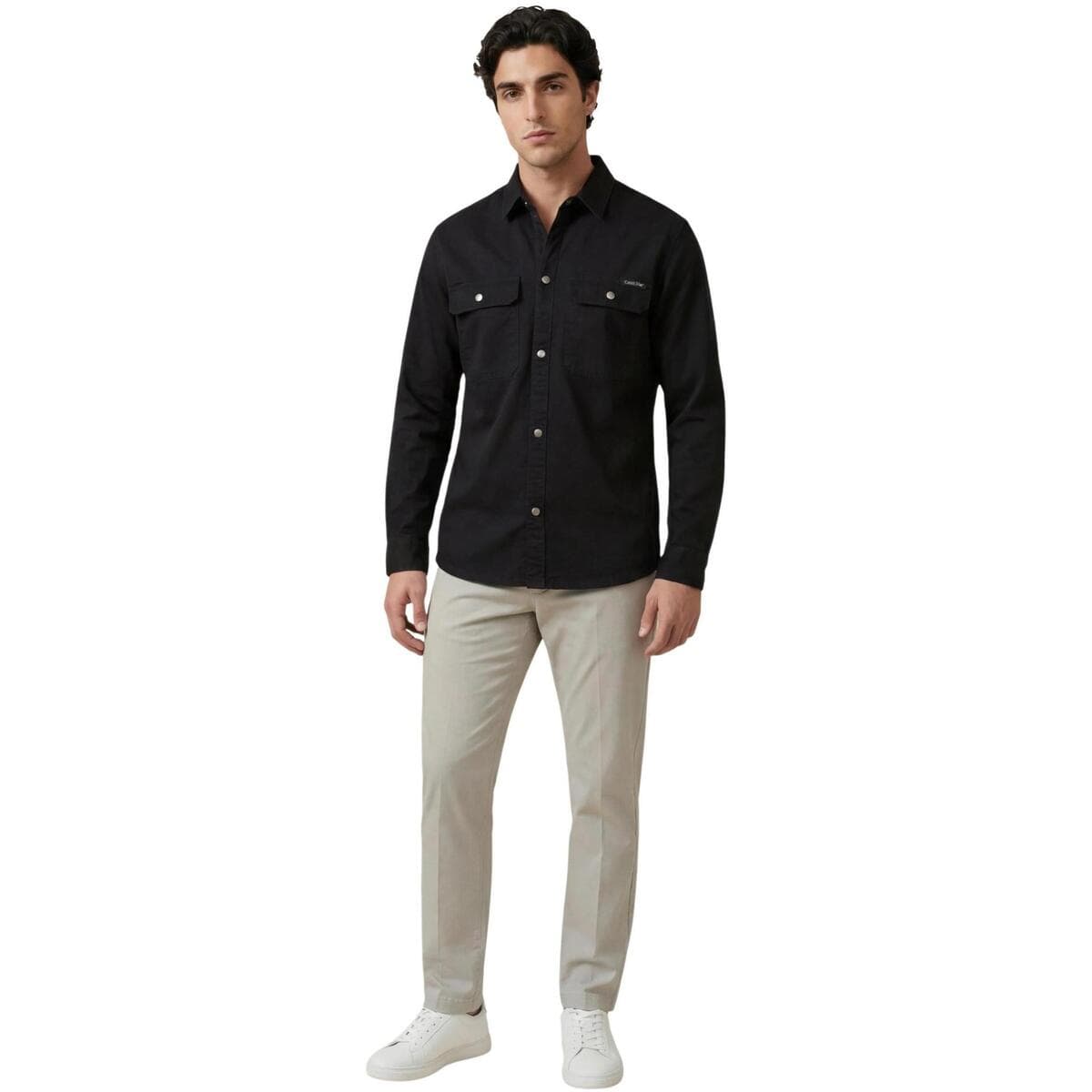 Men's Shirts Calvin Klein Black