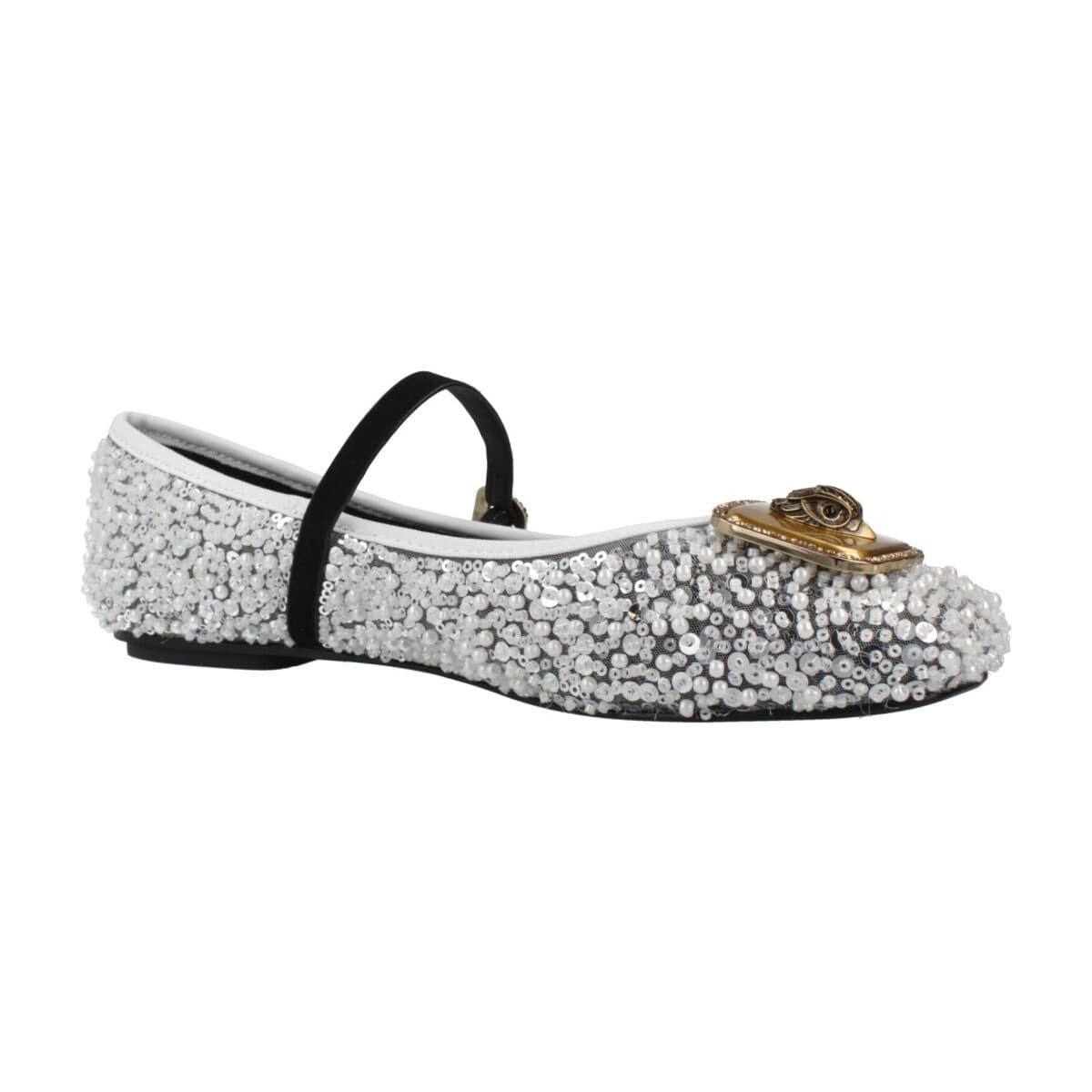 Women's Ballet Flats Kurt Geiger London White