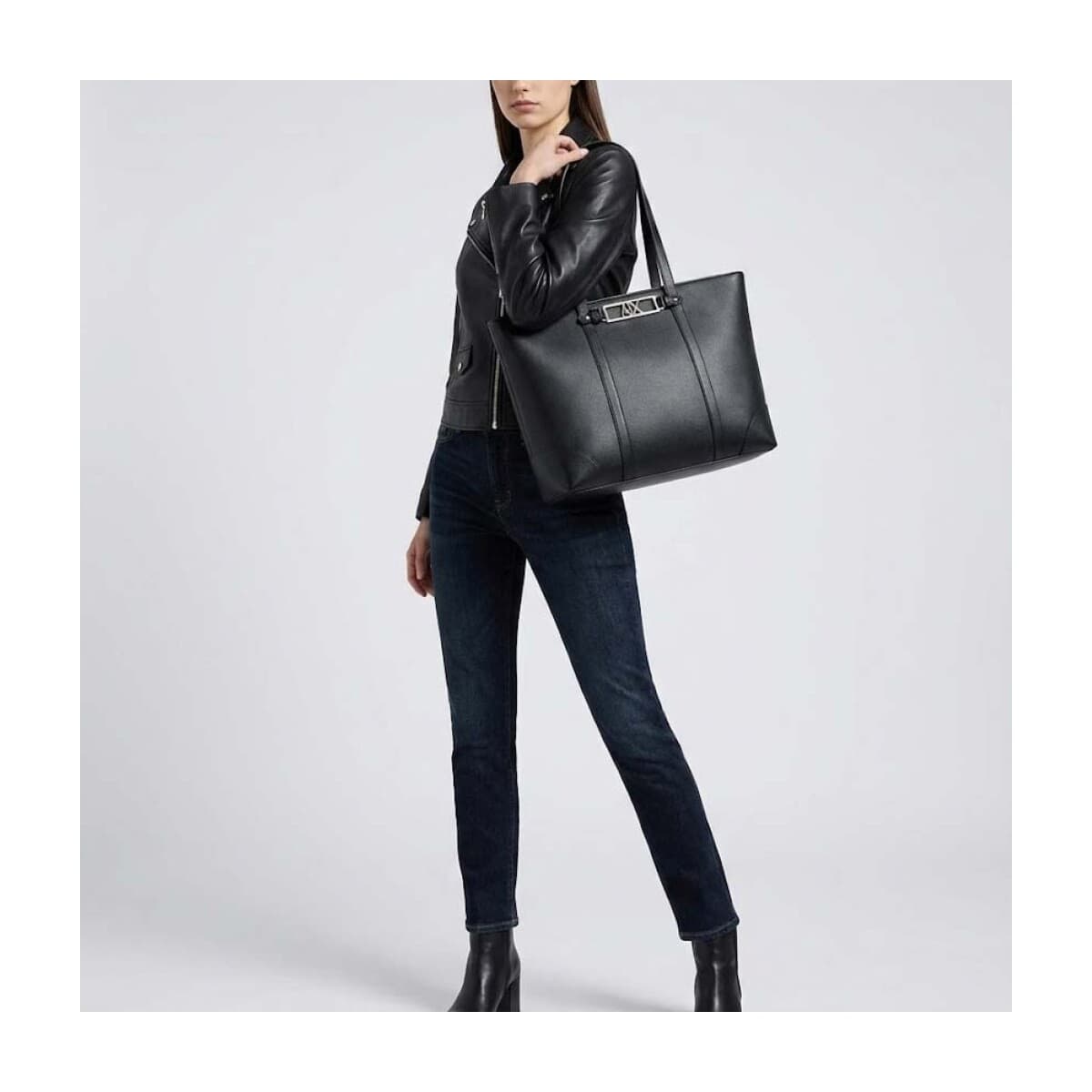 Women's Tote Bags EAX Black