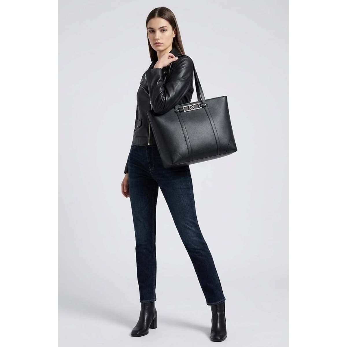 Women's Tote Bags EAX Black