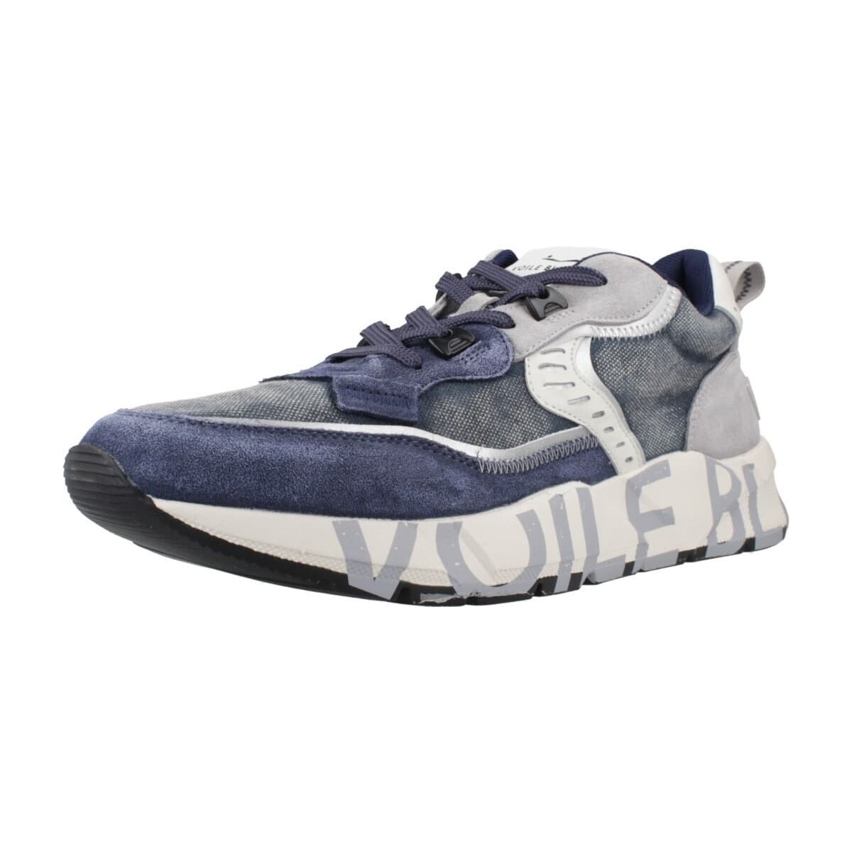 Men's Sneakers Voile Blanche Blue