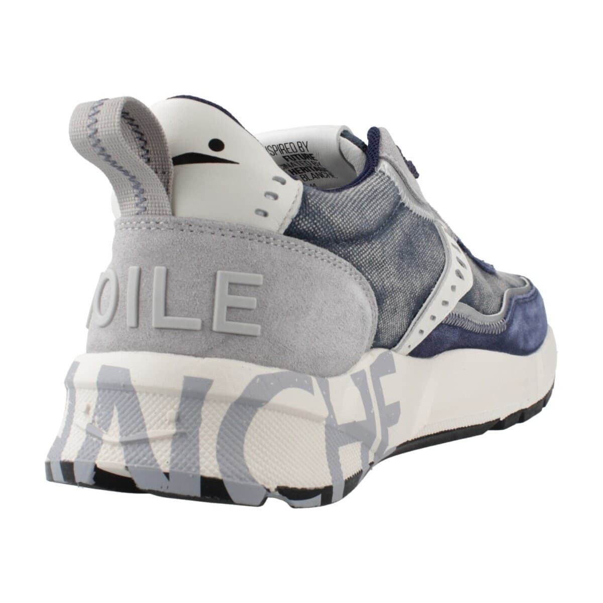 Men's Sneakers Voile Blanche Blue