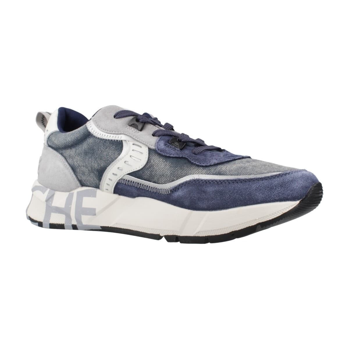 Men's Sneakers Voile Blanche Blue