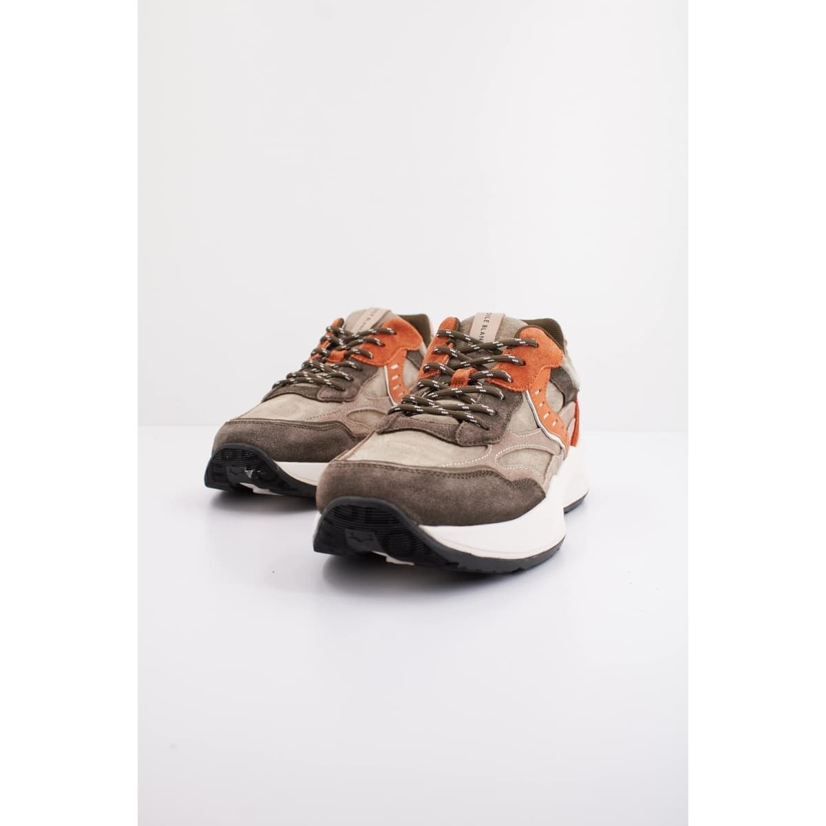 Men's Sneakers Voile Blanche Brown