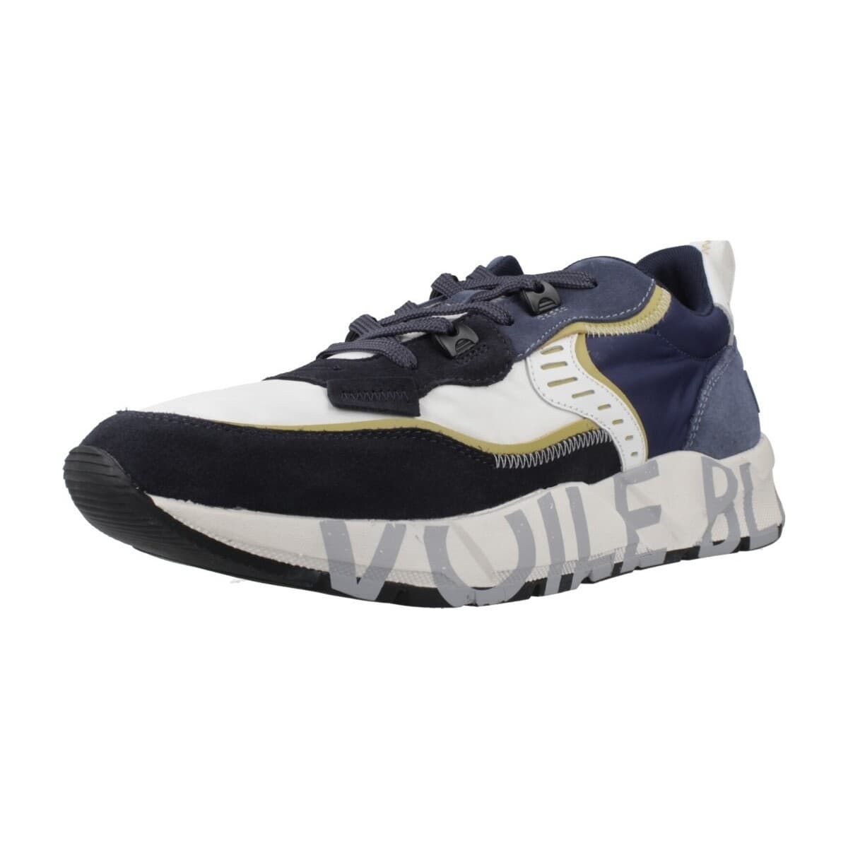 Men's Sneakers Voile Blanche Blue
