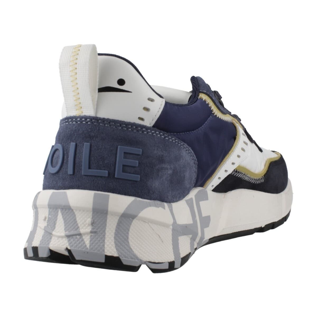Men's Sneakers Voile Blanche Blue