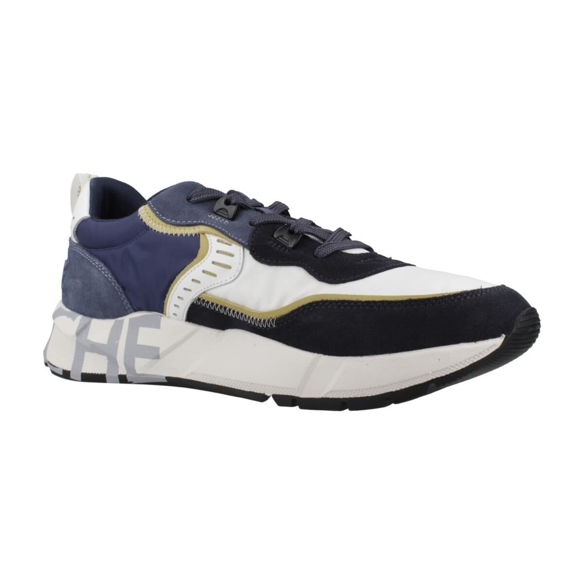 Men's Sneakers Voile Blanche Blue
