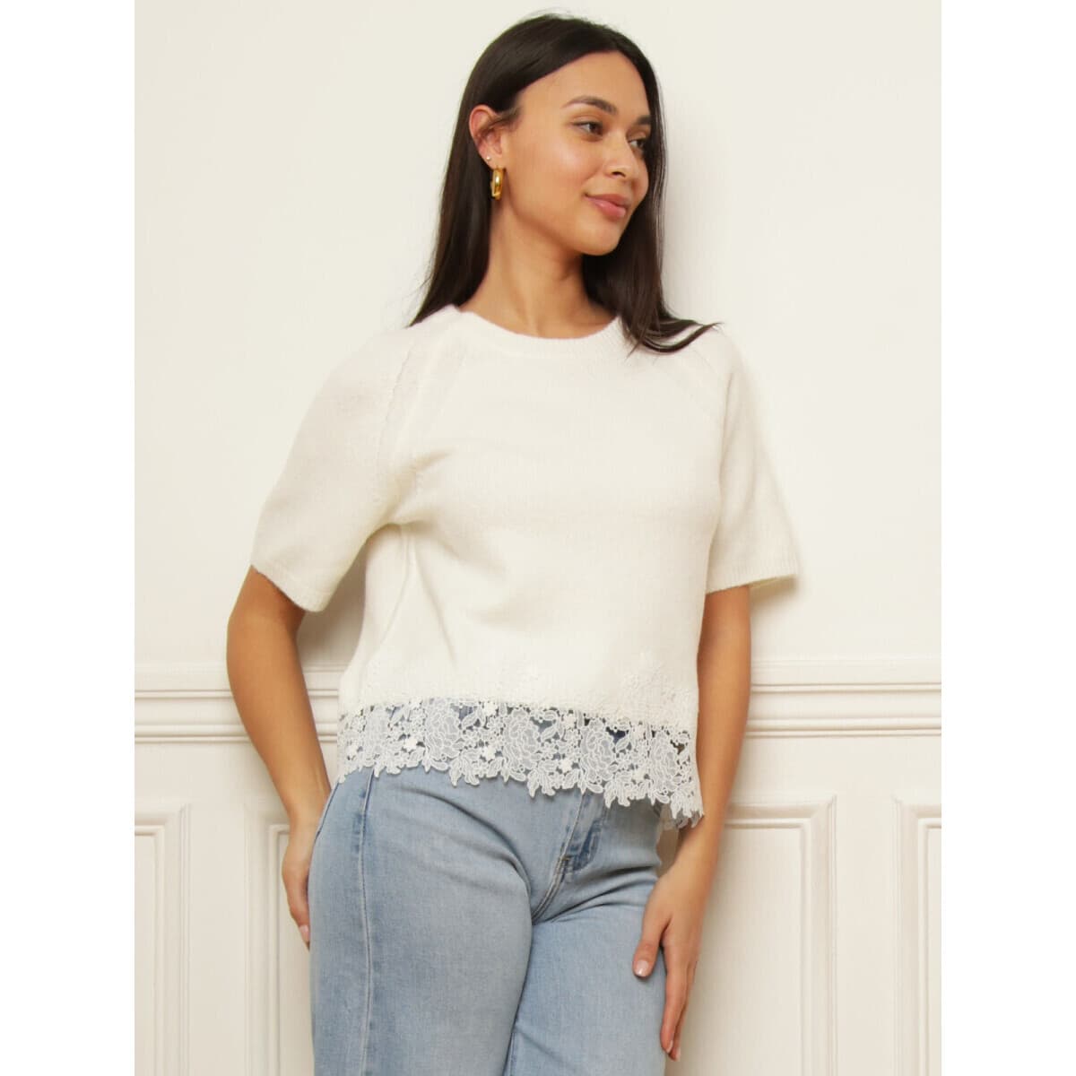 Women's Sports T-Shirts La Modeuse White