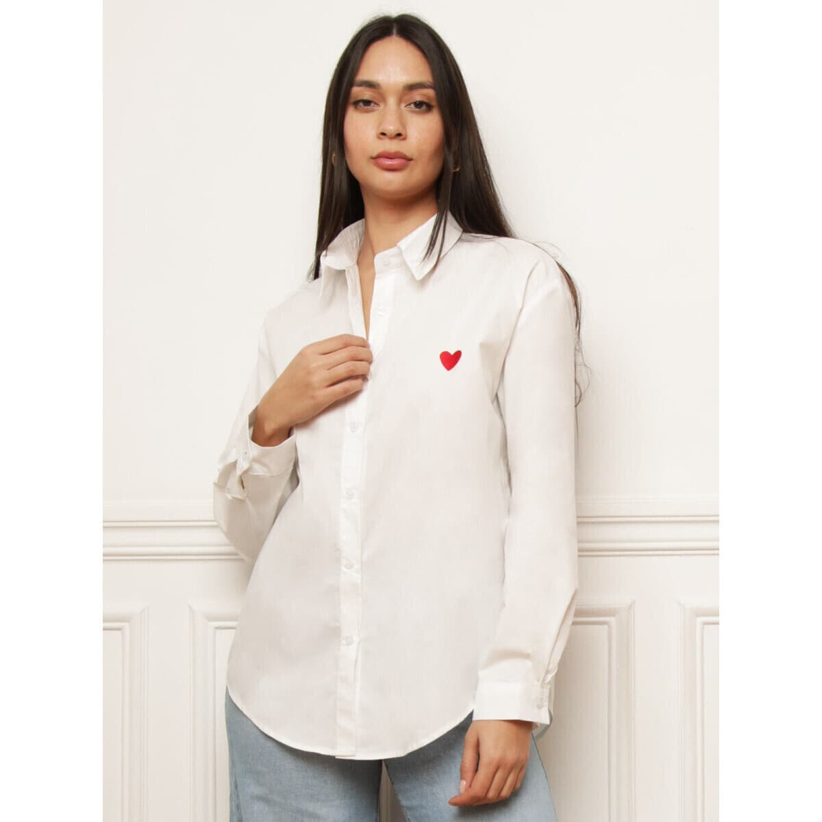 Women's Shirts La Modeuse White
