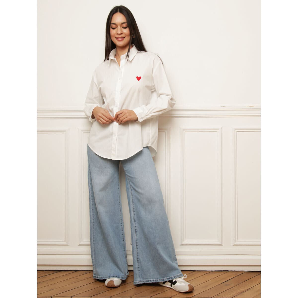 Women's Shirts La Modeuse White