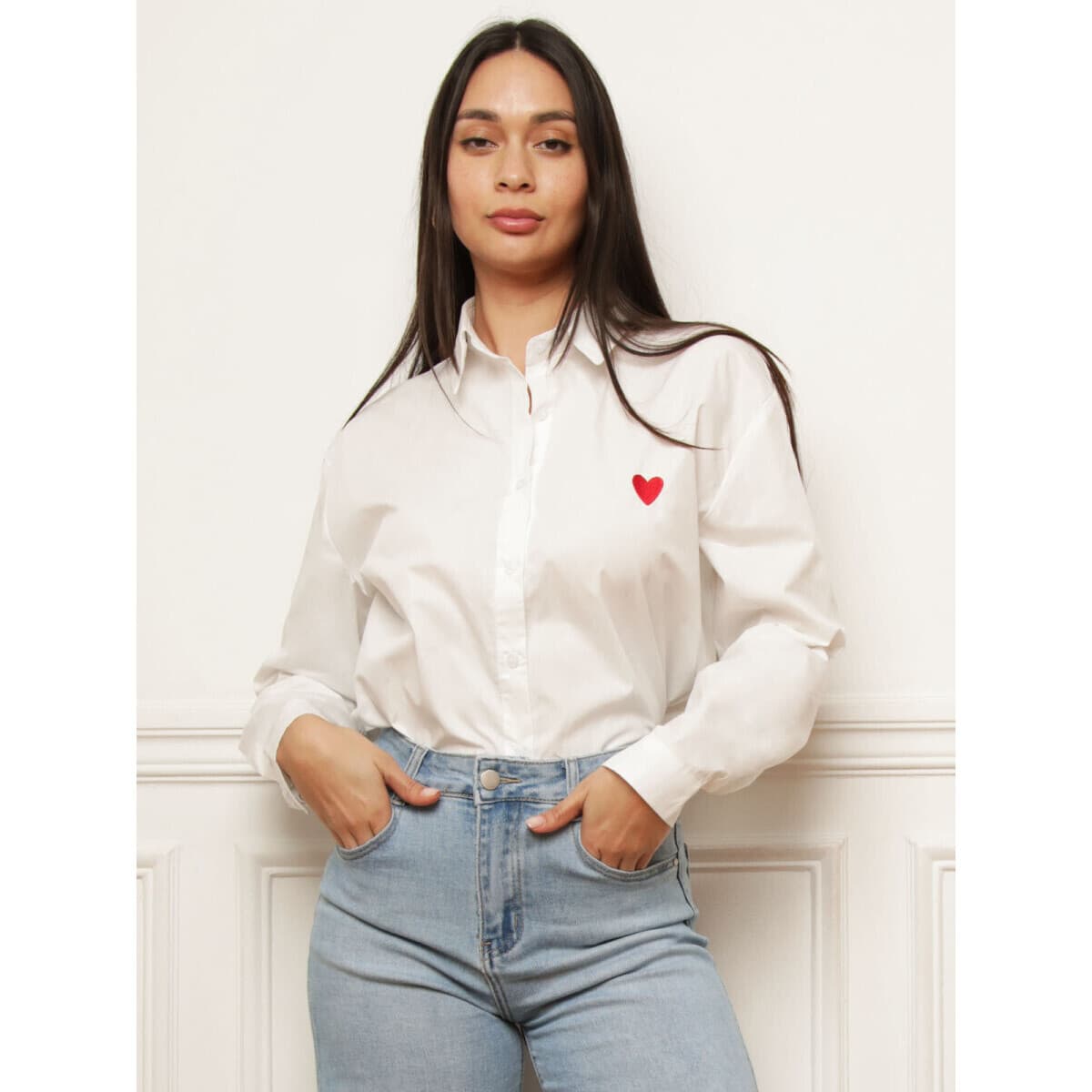 Women's Shirts La Modeuse White