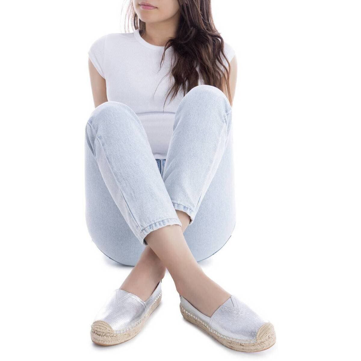 Women's Espadrilles Xti Silver