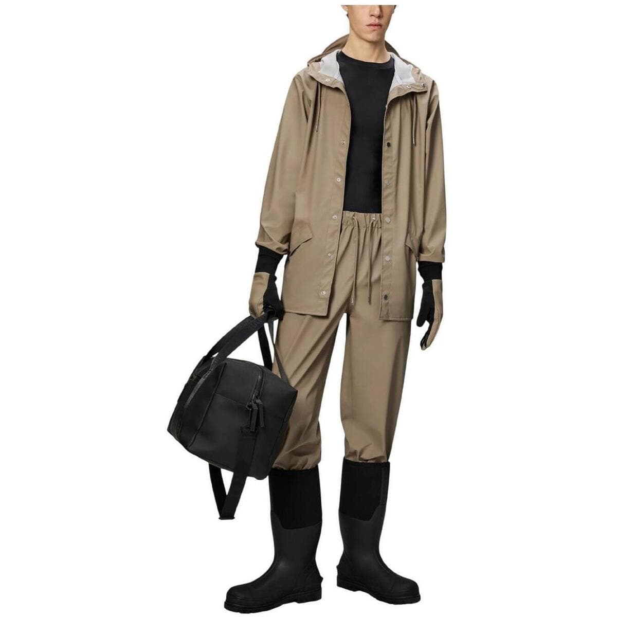 Women's Windbreakers Rains Beige