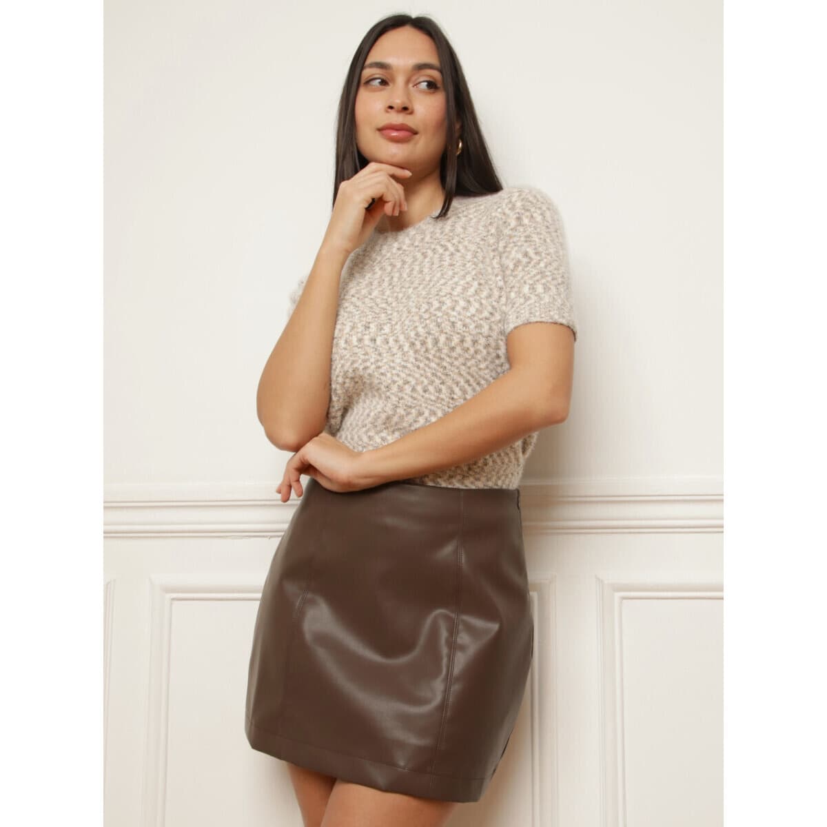 Women's Sweaters La Modeuse Beige