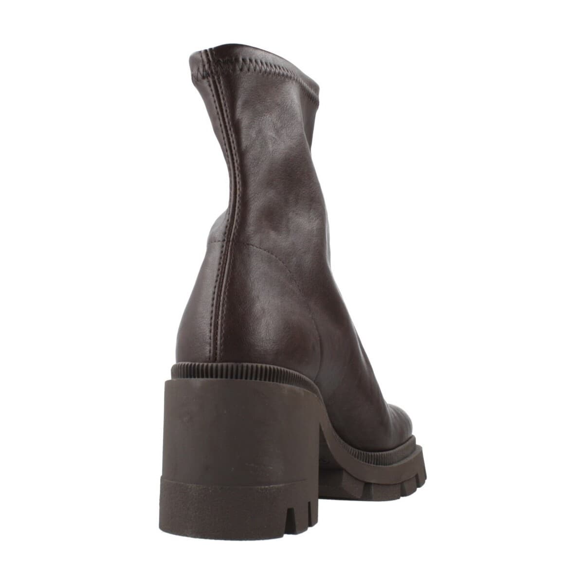 Women's Ankle Boots Miss Elastic Brown