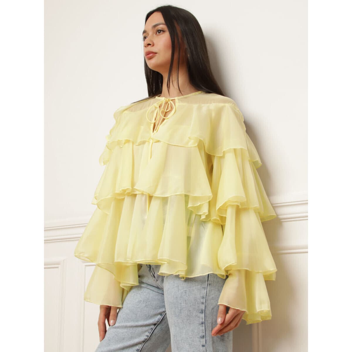 Women's Shirts La Modeuse Yellow