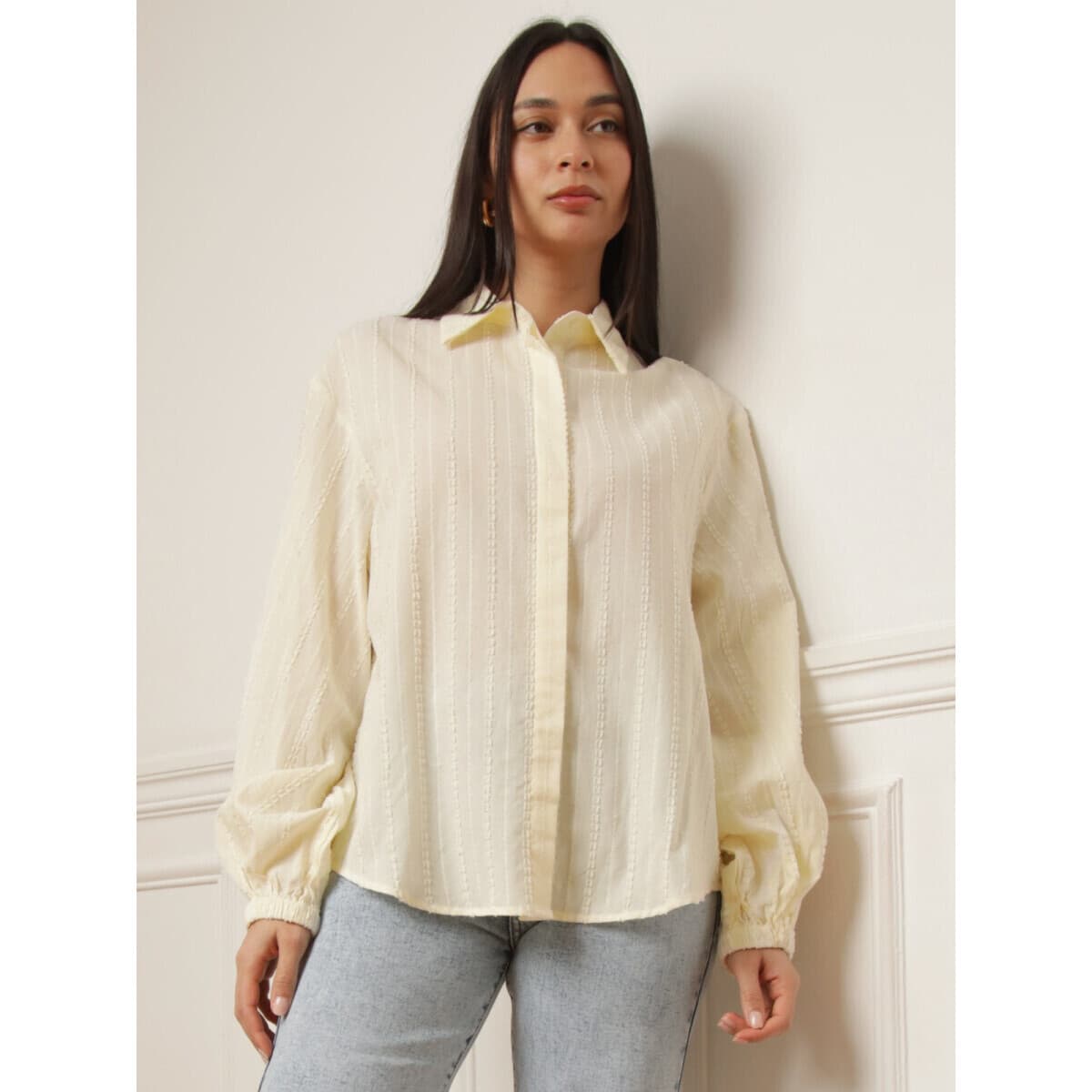 Women's Shirts La Modeuse Beige
