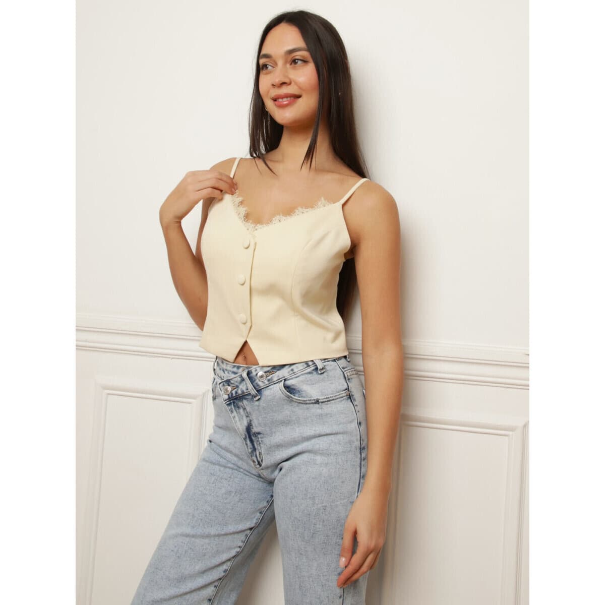 Women's T-Shirts La Modeuse Yellow