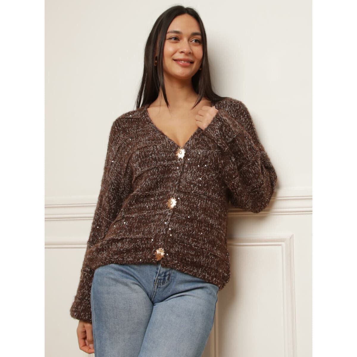 Women's Jackets La Modeuse Brown