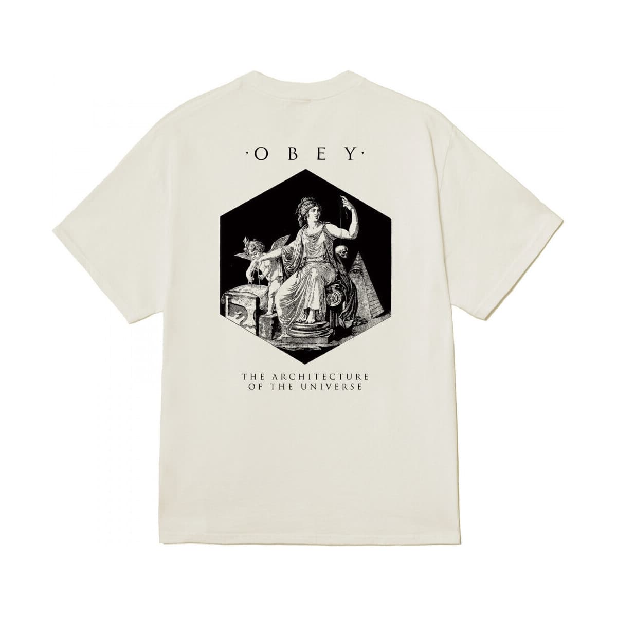 T-shirt με κοντά μανίκια Obey architecture of the uni