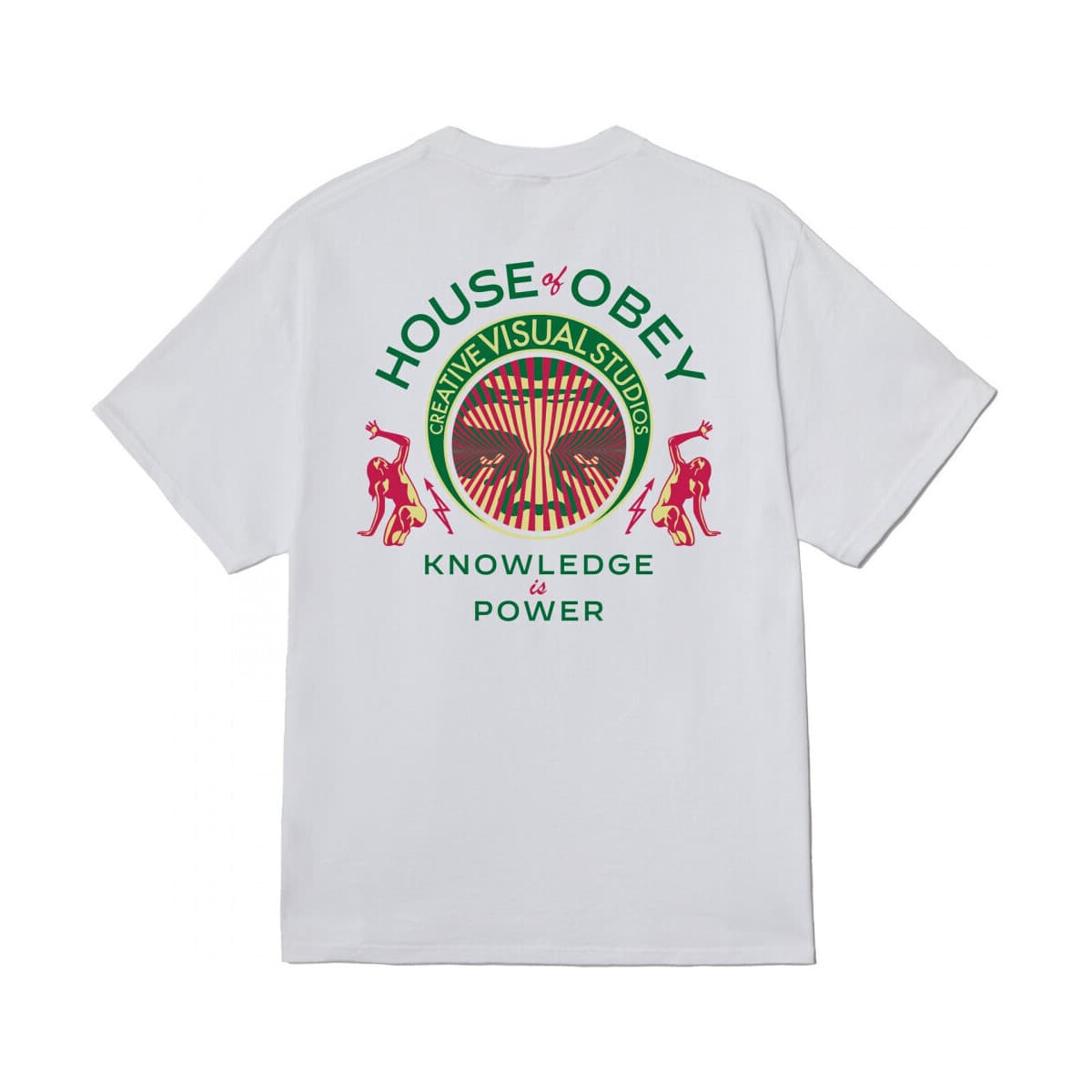 Men's T-Shirts Obey White