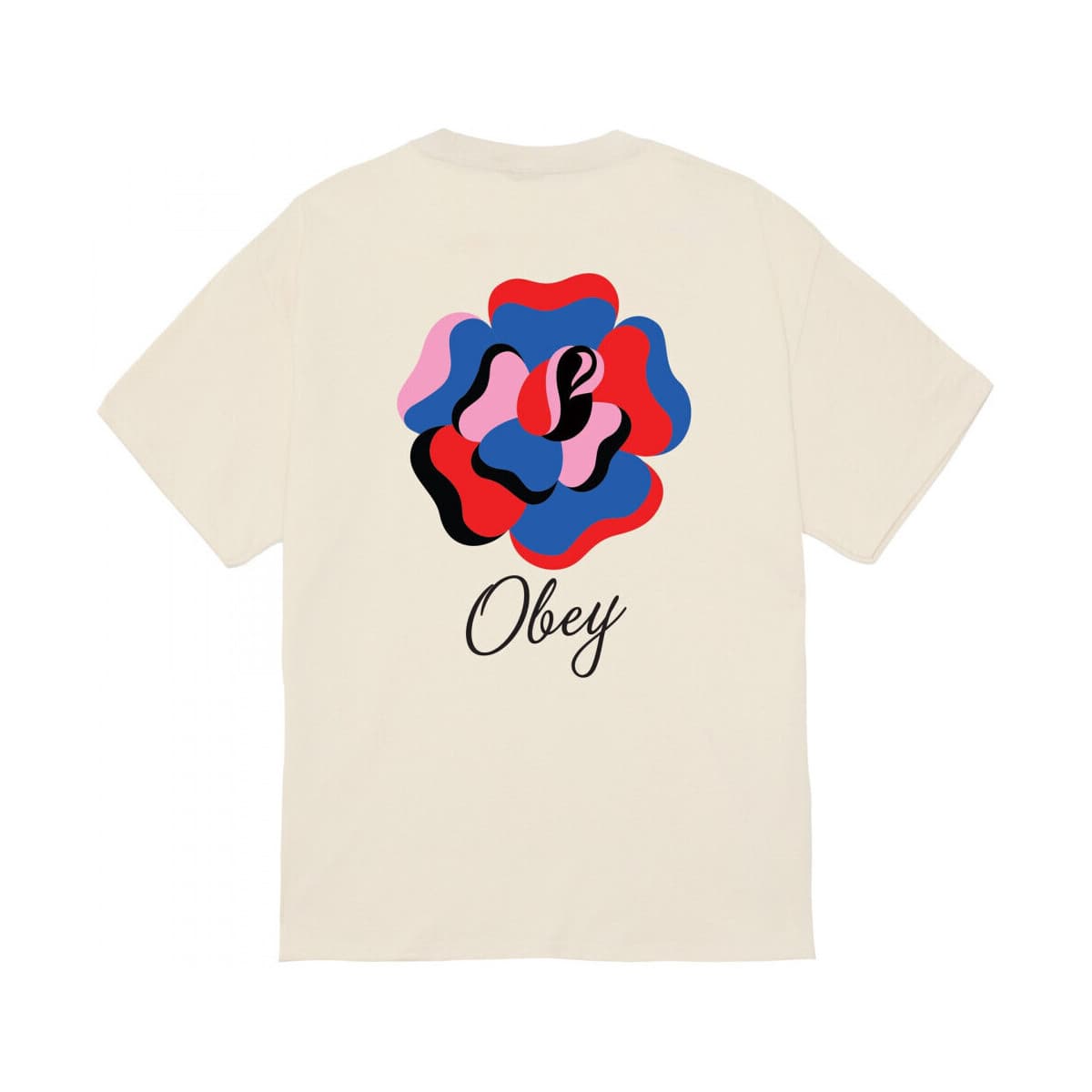 T-shirt με κοντά μανίκια Obey paper rose