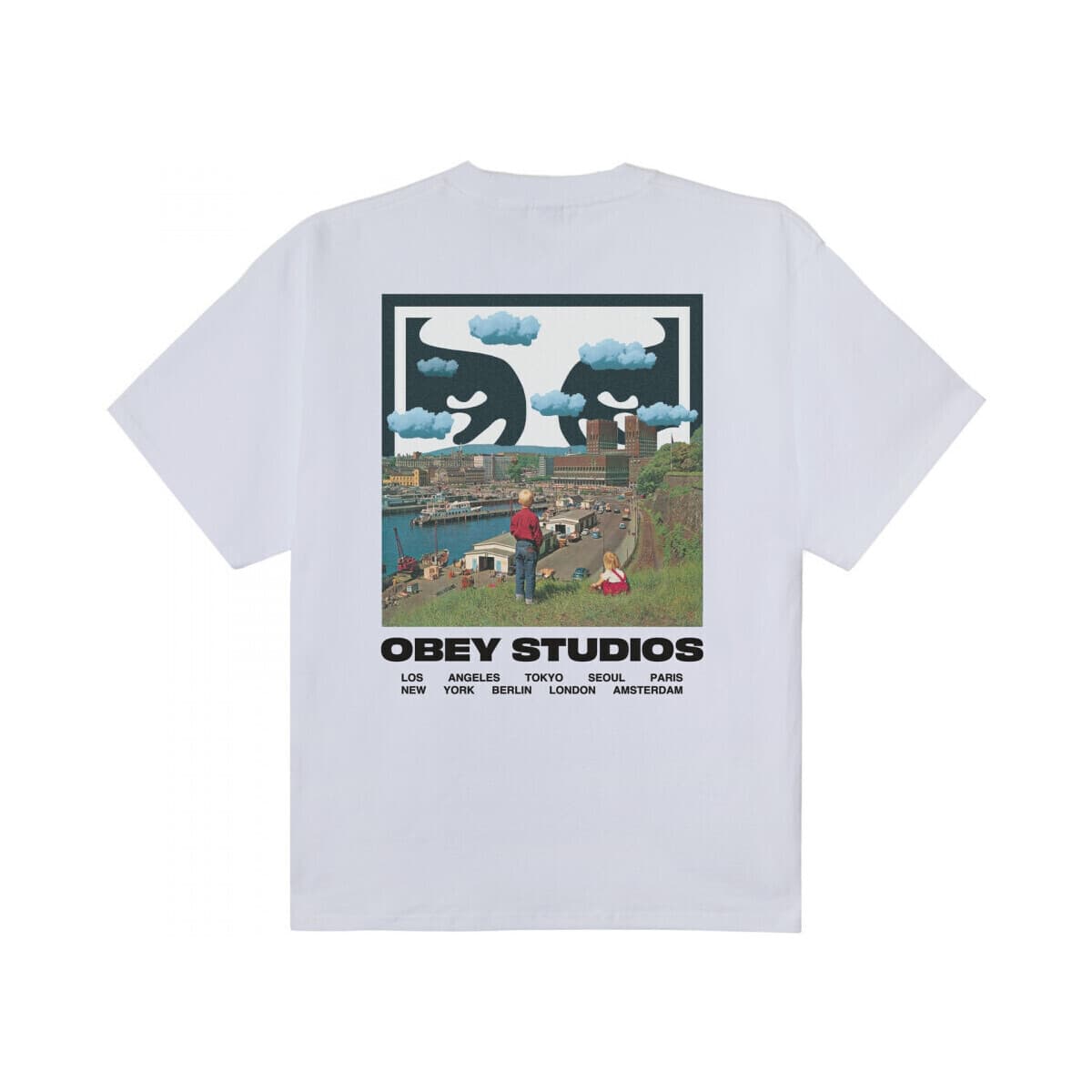Men's T-Shirts Obey White