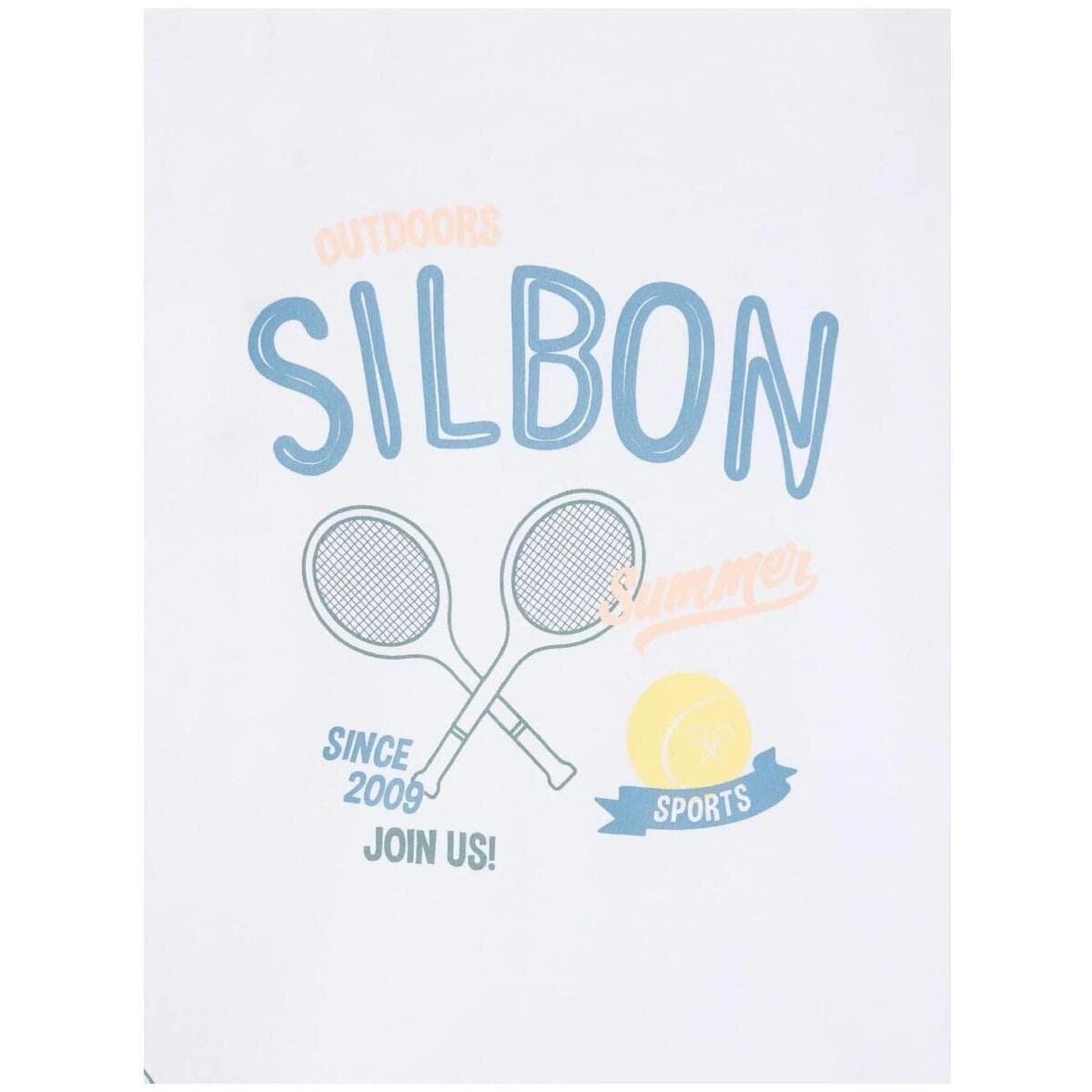 Boys' T-Shirts Silbon White